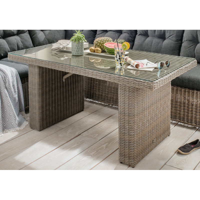 Garten Living Esstisch Bunche aus Rattan | Wayfair.de